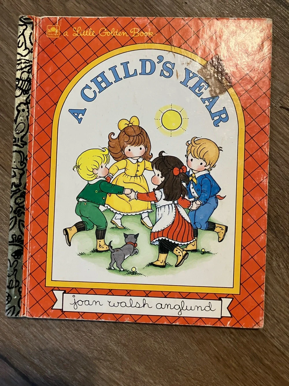 Little Golden Book: A Child's Year by Joan Walsh Anglund - Orange Cover